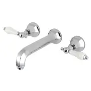 Kingston Brass KS402.PL Metropolitan Wall Mounted Roman Tub - Chrome