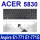 ACER 5830 全新 繁體中文 鍵盤 E1-532P E1-570 E1-570G E1-572 (9.5折)