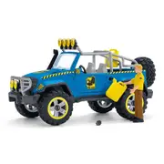 Schleich - Off-road Vehicle With Dino Outpost Dinosaur Figurine Animal Playset