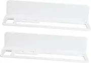 Alipis 2pcs Non-Punch Wall Slippers Holders Towel Storage Racks Storage Racks for Bathroom (White)