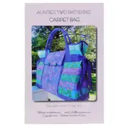 Carpet Bag Pattern by Aunties Two Quilting Sewing Craft DIY