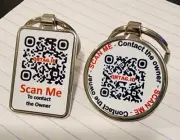 Keyrings with Dynamic QR code – Stylish, and Smart!