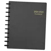 Discbound Planner 2025, Work Breakdown Structure 12 Month Planner, Black