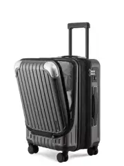 LEVEL8 Road Runner Carry On 20" Lightweight PC Hard Side Luggage Front Pocket