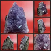 Natural Amethyst Cluster Quartz Crystal Mineral Specimen Reiki Healing 1+LB