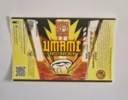 Bridge Road Brewers Umami Shitake Ale Brand New Beer Bottle Label Sticker - A1