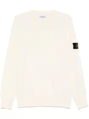 [Stone Island] Compass-badge sweater XXXL V0093 Avorio