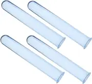 NULYLU 4pcs Floral Water Tubes for Hydroponic Plant Propagation Design for Root Monitoring Stylish Flower Vials for Home Decor Educational Use Elegant Floral Arrangements