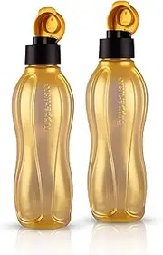 [Tupperware] Aquasafe Water Bottle 750 ml Gold 2 pcs
