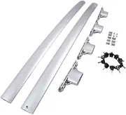 Cross Bar Roof Rack Compatible for Toyota Land Cruiser 200 LC200 2008-2021 Luggage Racks Carrier Bars Top Rail Boxes Quality Aluminum(Silver)