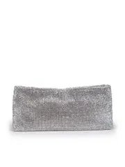 Silver Crystal Maykimay Clutch