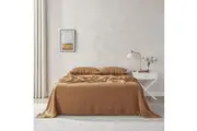Natural Home Flax Linen Sheet Set Rust (Single, King Single, Double, Queen, King, Super King)
