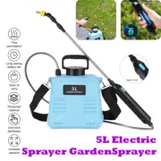 5L Electric Sprayer Watering Can w/Spray Gun Garden Plant Mister Rechargeable