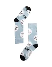 Cronulla Sharks NRL Logo Dots Sock M/L
