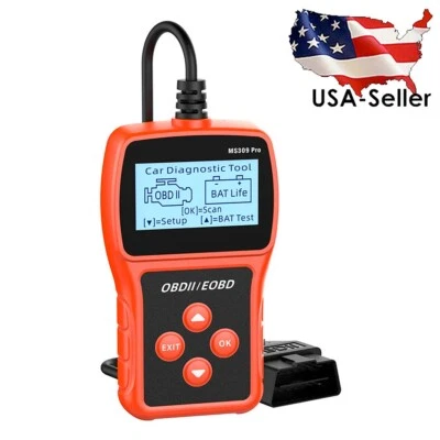 Automotive OBD Code Reader OBDII Scanner Car Check Engine Fault Diagnostic Tools