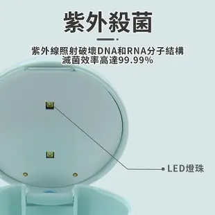 180S 攜帶式奶嘴盒 奶嘴消毒盒 LED紫外線消毒盒 迷你消毒盒 消毒器 USB消毒盒 奶嘴收納盒