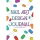 Nail Art Design Journal: Sketch and Swatch Book with Templates for Square Shaped Nails