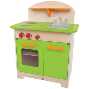 德國Hape愛傑卡大型廚具台/木製玩具 2868元(售完為止)