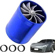 Car Air Intake Turbine | 2.5 Inches Cold Air Intake Hose Fan,Double-sided Auto Fan Turbine Cold Air Intake Hose Fan With 3 Rubber Rings
