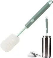 Utility Long Cleaning Brush - Bottle Brush Cleaner, Multi-Use Brush | Perfect for Cleaning Baby Bottles, Water Bottles, Tumblers, Wine Decanters, Flasks, and Vases, Long Handle for Easy Reach