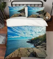 3D Ocean Forest A07 Bed Pillowcases Quilt Duvet Cover Kathy Barefield Zoe