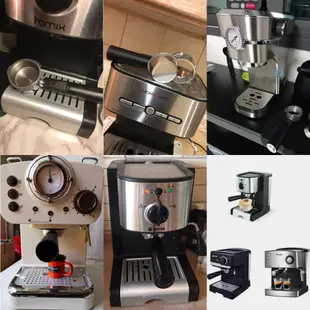 ❁NEOUZA 51mm三耳（含粉碗）義式咖啡機手柄 實木無底 適用東菱、KONKA、Homix、摩飛、ACA等機器✌