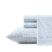 Tommy Bahama Koya Bay Sheet Set 4-Piece Soft Cotton King-Size Deep Pocket Blue