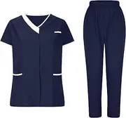 [Letuwj] Scrubs Set Workwear Set Nursing uniforms hotel sanitation uniforms