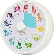 Animal Visual Timer and Color Timer for Kids, Preschoolers & Toddlers - Silent Classroom and Home 60-Minute Countdown Clock, Time Management Tool (Animal Timer)