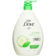 Dove Go Fresh Nourishing Body Wash 1L - Fresh Touch