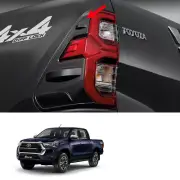 For Toyota Hilux Revo Prerunner 2021 2022 Grey Rear Tail Lamp Lights Cover (for: Toyota)