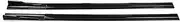 2.2M Universal Car Side Skirts Extension Rocker Panels Lip Bumper Modification Compatible For BMW E90 E90 F10 For Subaru WRX(Black)