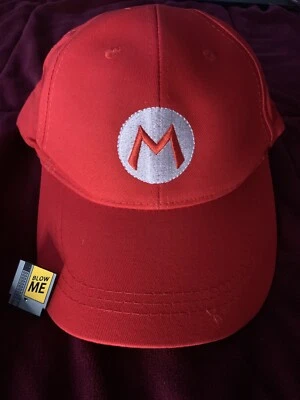 Super Mario Brothers Hat And Nintendo Cartridge Blow Me Enamel Pin Set