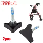 KNOB for WHEEL Assembly 2x Rollator Parts For Foldable Rolling Walker Rollator