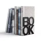 Book Ends,BookEnds Supports for Bookrack Desk,Bookend are Used for Books, Uni...