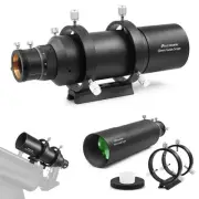 Guide Scope 60mm Compact Deluxe Finder Guide Scope Kit with Double Helical Fo...