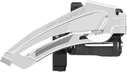 SHIMANO CUES FD-U6010-L Front Derailleur - 10/11-Speed, Double, Top-Swing, Low Clamp Mount, 40/46t Max, Black/Silver