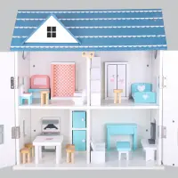 在飛比找蝦皮商城優惠-仿真公主房雙層娃娃屋 過家家場景玩具 模擬臥室房間別墅 男女