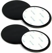 MDYNI 4 Pieces 80mm Adhesive Dashboard Pad Mounting Disk Universal Dash Mount Pad for Sat Nav GPS Tomtom Garmin Mount Holder
