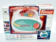 KidSound New Bright Cassette Tape Player, Recorder, Microphone 1994 TESTED, READ