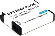 Replacement Rechargeable Battery Pack for Panasonic DMW-BCM13 DMW-BCM13E DMW-BCM13PP VSK0800 VSK0801 DMC-FT5 DMC-FT5A DMC-FT6 DMC-FT7 DMC-LZ40 DMC-LZ40K DMC-TS5 DMC-TS5A DMC-TS6 DMC-TS7 DMC-TZ37