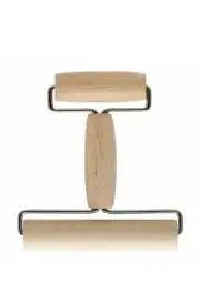 Harold Import Wood Double Dough Roller