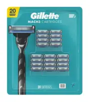 Gillette Mach3 Men's Razor Blade Refills New Pack of 20