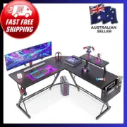 ODK L Shape Corner Desk with Monitor Stand & Storage Bag - Computer | Gaming