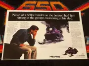‘96 POLARIS INDY ULTRA SP Snowmobile Poster vintage sled HOWLER 680cc ⚫️