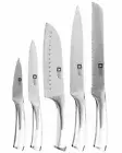 Richardson Shefield Stainless Steel KYU 5-piece knife set: white handles