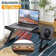 Laptop Table for Bed, Home Office Notebook PC Lap Desk Stand with Mouse Pad, Erg