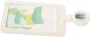 GRADENEVE Easy-Pull Button Badge Holders Plastic Cards Cover Name Tag Holders for Students Id Card Protectors