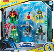 imaginext DC Super Friends Batman Battle Multipack 5 Figures & Accessories NIB