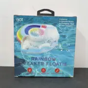 iJoy Bluetooth Rainbow Speaker Pool Water Floatie NEW